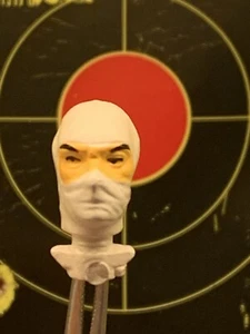 Storm Shadow Ninja Vintage GI Joe Cobra Style Heads Lot Black Major 1pc Factory - Picture 1 of 10