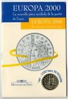 France Greece Europa 2000 The Euro Conversion Coin Bu Silver With Booklet  -Gr