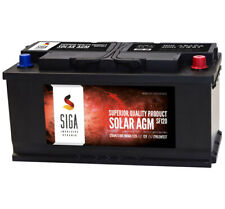 Produktbild - Blei Akku 12V 120Ah AGM GEL Batterie USV Solar Wohnmobil Boot Versorgung 100Ah
