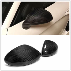 For 2016-21 Porsche 718 Boxster Cayman S GTS Carbon Fiber Mirror Housing Cap MZ - Picture 1 of 8