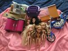 Bratz Doll Bundle: 5 Nude Dolls W/ Coffee House Playset & Motorcycle 