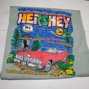 Vintage 2000 AACA Hershey Pennsylvania Antique car show T-shirt Large - Picture 1 of 5