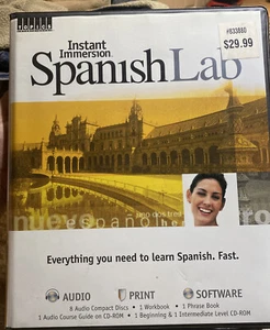 Topics Entertainment Instant Immersion Spanish Lab Audio Print Software Learn - Picture 1 of 4