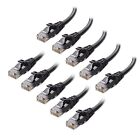 Cable Matters 10Gbps 10-Pack Snagless Short Cat 6 Ethernet Cable 3 ft (Cat 6 C