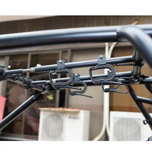 BID UTV Overhead Tool Rack Holder Roof Carrier For Polaris RZR Kawasaki Pioneer - Picture 1 of 9