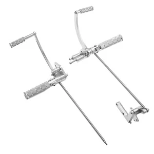 Polished 17" Forward Controls Pedal Extension For Yamaha VMX1200 Vmax 1200 85-07 - Picture 1 of 8