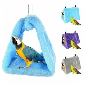 Pet Bird Parrot Parakeet Budgie Warm Hammock Cage Hut Tent Bed Hanging Cav V8K9 - Picture 1 of 23