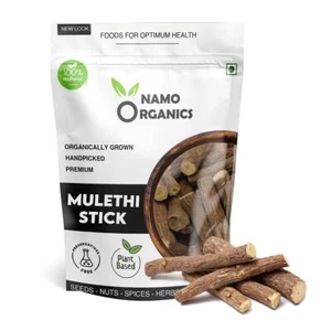Mulethi Stick And Powder For Eating Yashtimadhu / Licorice Roots Organic - Picture 1 of 12
