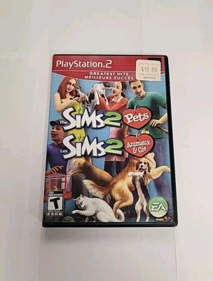 The Sims 2 Pets (Sony PlayStation 2, PS2, 2006) Tested Complete CIB Manual - Image 1 of 3