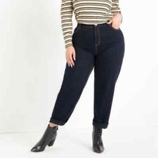 Eloquii Mom Jeans Straight Leg Size 18 Medium Rise