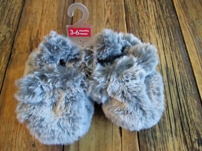 NUEVO CON ETIQUETAS Zapatillas Carter's Gris Difuso Bebé 3-6 Meses Botines Sin Cordones Muy Suave Cálido Foto 1 de 4