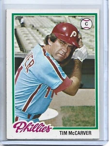 Tim McCarver 1978 Topps Baseballkarte #235 - Philadelphia Phillies - Bild 1 von 2