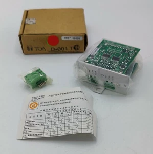 BRAND NEW TOA Electronics D-001T Dual MIC / LINE Input Module - In Box, Unused - Picture 1 of 2