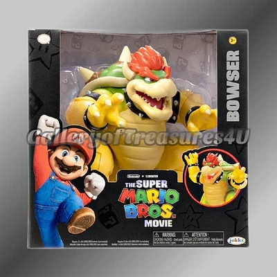 Nintendo The Super Mario Bros. Movie 7" BOWSER com efeito de respiração de fogo - Imagem 1 de 4
