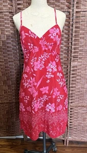 Vintage Y2K Charlotte Russe Dress Hawaiian Surf Kawaii Print Medium - Picture 1 of 11
