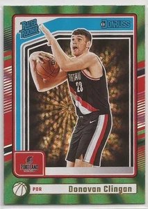 2024-25 Panini Donruss - Rated Rookie Donovan Clingan #223 Holo Green Laser (RC) - Picture 1 of 2
