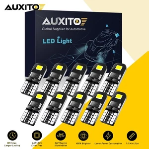 AUXITO T10 White Car Light Interior Parker Wedge Bulb 6500K Globe 12V Canbus - Picture 1 of 10