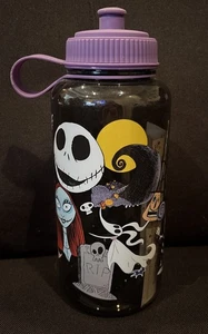 The Nightmare Before Christmas Plastic Water Bottle | Holds 34 Ounces Clear - Picture 1 of 5