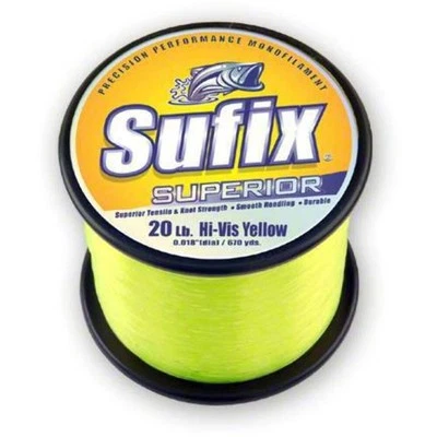 Superior 1/4-Pound Spool Size Fishing Line (Yellow, 15-Pound) - Image 1 of 4