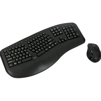Adesso Truform Media 1500 Laser Mouse and Keyboard Combo w/Wrist Rest - Image 1 of 4
