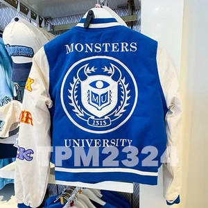 Giacca 2025 Disney Parks Pixar Monsters University Varsity taglia XL NUOVA - Foto 1 di 2