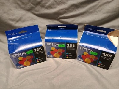 Tinta genuina Epson 288 xp-440 330 340 430 434 446; t288520; ep.  2027 2026 2025 Foto 1 de 4