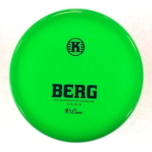 DISC GOLF KASTAPLAST K1 BERG PUTT/APPROACH OVERSTABLE PUTTER 174g GREEN - Picture 1 of 1