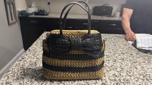 Bolso de paja Kate Spade - Falta correa larga - Imagen 1 de 10