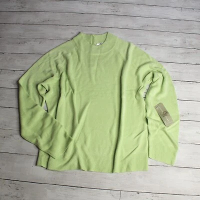 Studio Works Women's Pullover Sweater Size PL Large Petite Green - Image 1 of 4