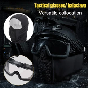 Tactical Sandproof Windproof Glasses Anti-impact Shooting Training Balaclava Men - Picture 1 of 25