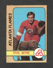 1972-73 PHIL MYRE #43 ROOKIE NM+ OPC * KEY Flames GOALIE Star NHL Hockey Card RC