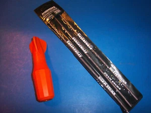 3 PK NEW FORESTER CHAINSAW FILES WITH HANDLE CHAINS 7 7/8 X 11/64 11643 3 PACK - Picture 1 of 2