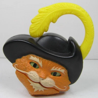 Reloj Shrek Forever After Puss In Boots 3" Alto 2010 McDonald's Happy Meal Foto 1 de 3