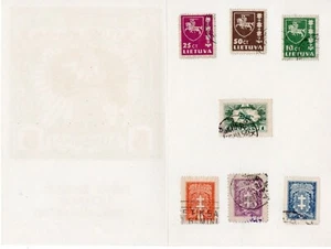 Litauen frühe Briefmarkenheft 1927-1937 gebraucht  - Bild 1 von 2