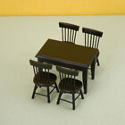 Dollhouse mini décoration de meubles mini--table et modèle de chaise à la main _