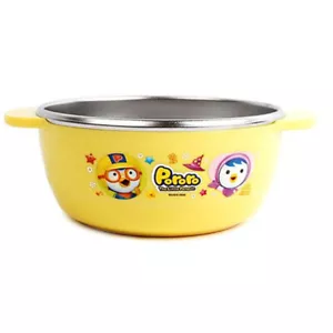 Rutschfeste Pororo Fütterung Kinder Kind Baby Schüssel Schale Edelstahl Korea - Bild 1 von 12