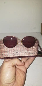 VINTAGE LAURA ASHLEY Sun Eye GLASSES MATCHING CASE JESSICA CLARET Prescription - Picture 1 of 19