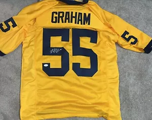 Mason Graham / Autographed Michigan Wolverines Custom Football Jersey / JSA - Picture 1 of 1