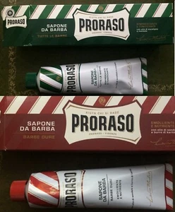 Proraso Shaving cream Red / Green Tubes - 150 ml - Picture 1 of 3