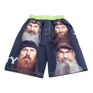 Duck Dynasty Boys Swim Shorts-8-UPF50-Mesh Lining-Si-Phil-Willie-Jase - Picture 1 of 4