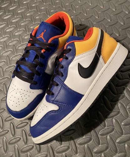 2020 Air Jordan 1 basso GS 'giallo reale' taglia 4 5 gioventù 553560 123