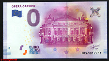 Billet touristique zero €uro, OPERA GARNIER, 2016, neuf