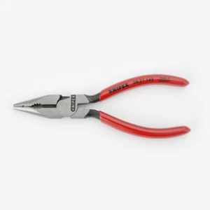 Knipex 5.7" Needle-Nose Combination Pliers - Plastic Grip - Picture 1 of 2
