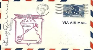 Airmail First Flight St Joseph MO March 1 1959 AAMC#73N51 - Picture 1 of 1