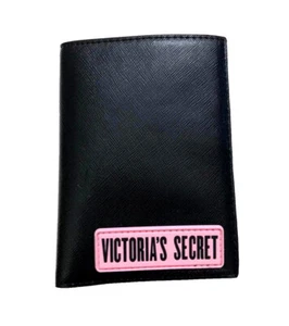 Victoria's Secret Passport Cover Holder Black Logo NWT - Picture 1 of 4