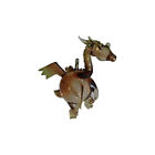 NEW GREEN AND BROWN DRAGON FIGURINE HOME OFFICE DECORATION XMAS GIFT ORNAMENT