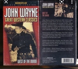 West of The Divide John Wayne Great Western Classics - WVHS New Sealed - Picture 1 of 4