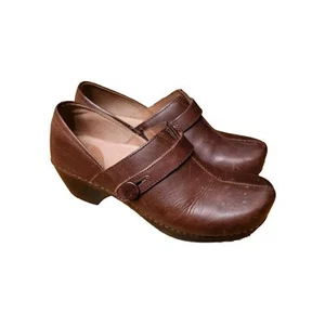 Dansko Brown Leather Clog Size 40 Nurse - Picture 1 of 8