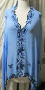 beautiful new design embroidery chiffon long hijab shayla - Picture 1 of 1