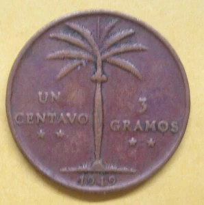 1949 Dominican Republic 1 Centavo Take a Look - Picture 1 of 2